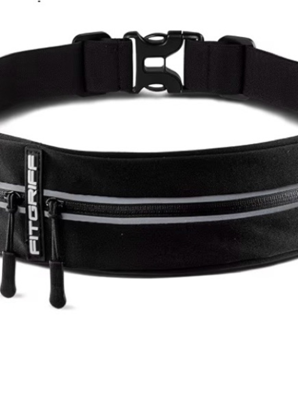 Black Men's Running Belt Pack